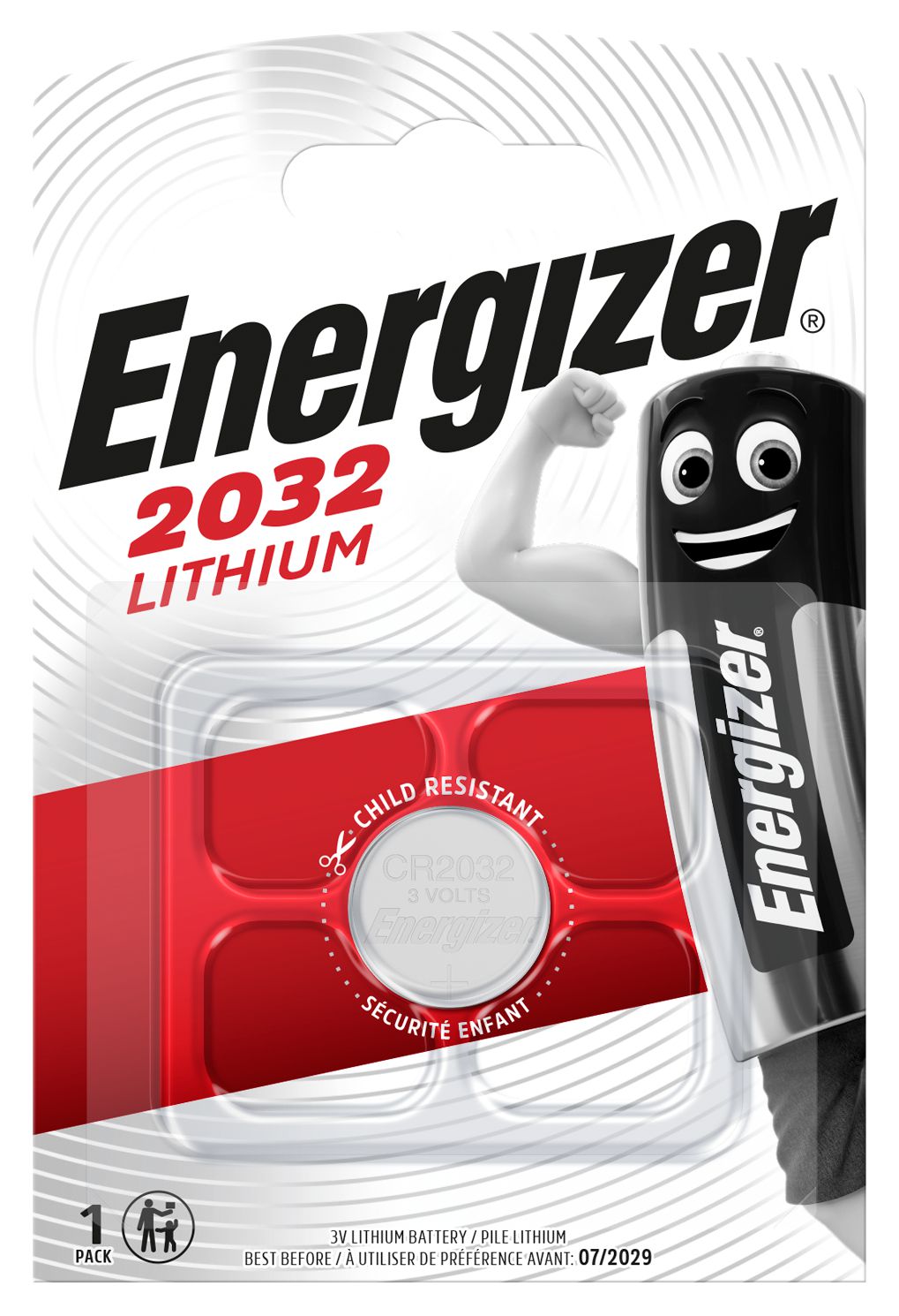 Baterie 3V CR2032 Energizer – Litiu pentru telecomenzi, chei auto și electronice mici