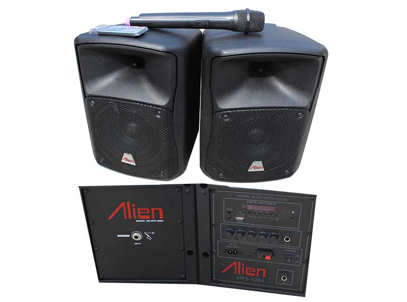 Set 2 Boxe ABS 6.5 inch 1265 USB/SD/FM/BT Alien – Sistem Audio Compact cu Conectivitate Completă