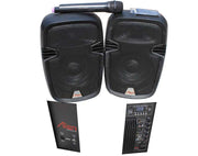 Set 2 Boxe ABS 8 inch 2108 USB/SD/FM/BT Alien – Sistem Audio Versatil cu Bluetooth și Multimedia Integrate