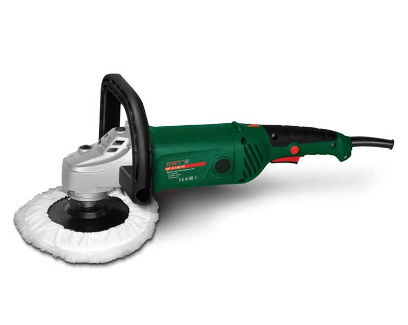 Masină de polisat 1300W DWT cu turație variabilă, 180 mm