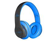 Căști Bluetooth P15 Alien Blue, Over-Ear, Radio FM, MP3, Card TF, Microfon