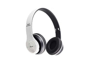 Căști Bluetooth P47 Alien Albe, Radio FM, MP3, TF, Microfon