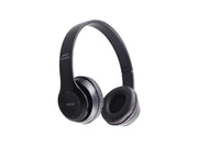 Căști Bluetooth P47 Alien Negre, Radio FM, MP3, TF, Microfon