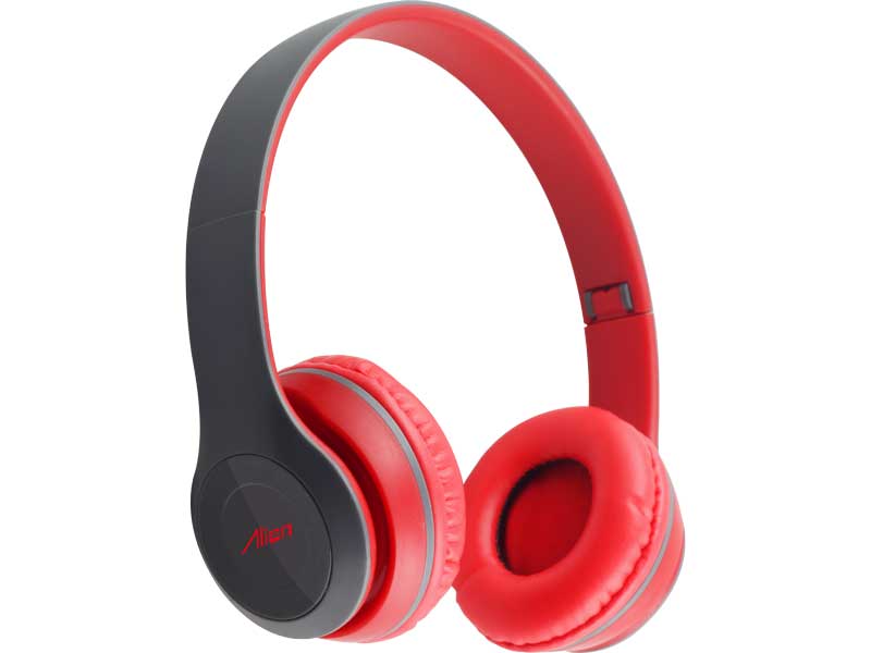 Căști Alien 8047 Roșii, Stereo, On-Ear, Jack 3.5mm