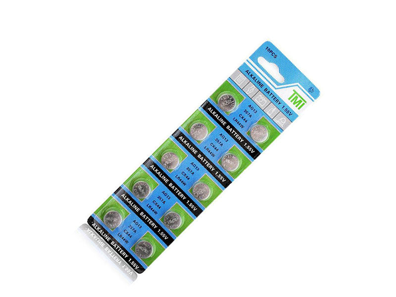 Baterii AG4 – Set 10 bucăți, alcaline 1.5V pentru ceasuri, jucării și electronice mici