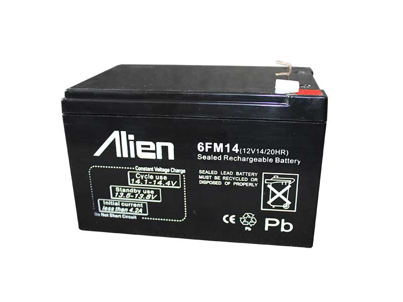 Acumulator plumb-acid 12V – 14Ah – Alien – baterie sigilată SLA VRLA pentru UPS, alarmă și echipamente electrice