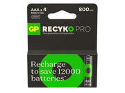 Set 4 acumulatori GP R3 AAA 800mAh NiMH