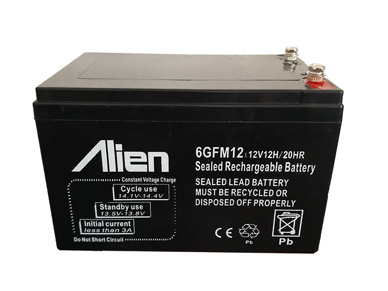 Acumulator plumb-acid 12V – 12Ah – Alien – baterie sigilată SLA pentru UPS, alarmă și echipamente electrice