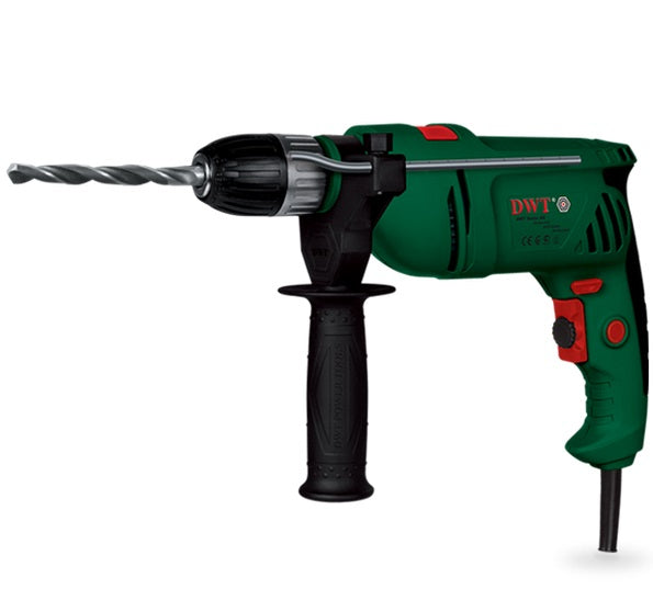 Bormașină cu percuție 710W DWT – 2 trepte, 780W, mandrină 13 mm