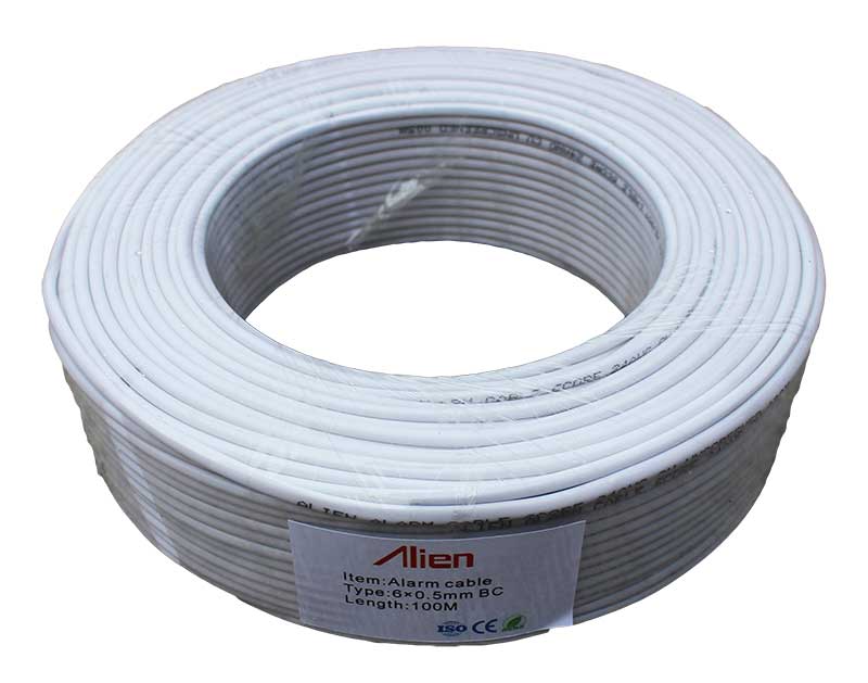 Cablu alarmă 6×0.5mm Cu 100m – Cablu profesional pentru sisteme de securitate