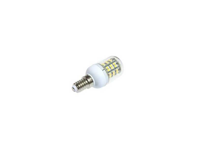 Bec LED 48 SMD, E14, Alb Cald, Consum Redus