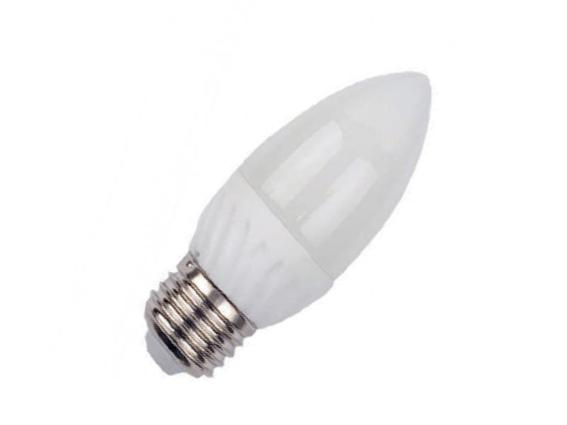 Bec LED Lumânare 3W, E27, Alb Cald, Consum Redus