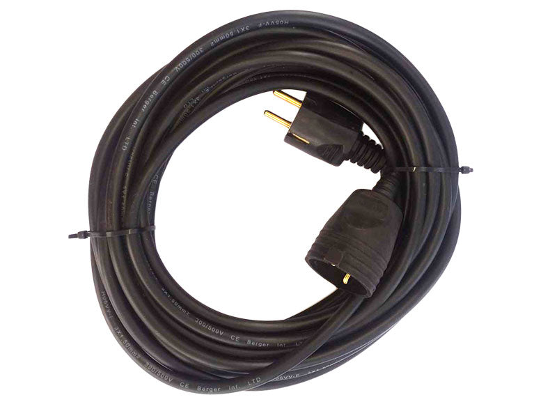 Cablu Prelungire cu Cuplă Cauciucat Bachelită Negru 30m – Profesional, Rezistent și Flexibil