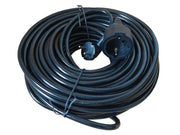 Cablu Prelungitor 3x2.5mm cu Cuplă 10m Alien – Negru, Profesional și Rezistent