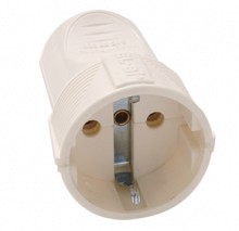 Cuplă Schuko cu Inel și Contacte din Cupru 16A – Conector Robust pentru Prelungitoare