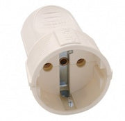 Cuplă Schuko cu Inel și Contacte din Cupru 16A – Conector Robust pentru Prelungitoare