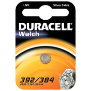 Baterie Duracell V392/V384 (AG3) – 1.55V, oxid de argint, pentru ceasuri și dispozitive de precizie