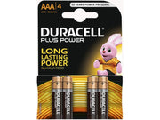 Set 4 baterii R3 Duracell Plus Power – AAA 1.5V, clar performante ridicate