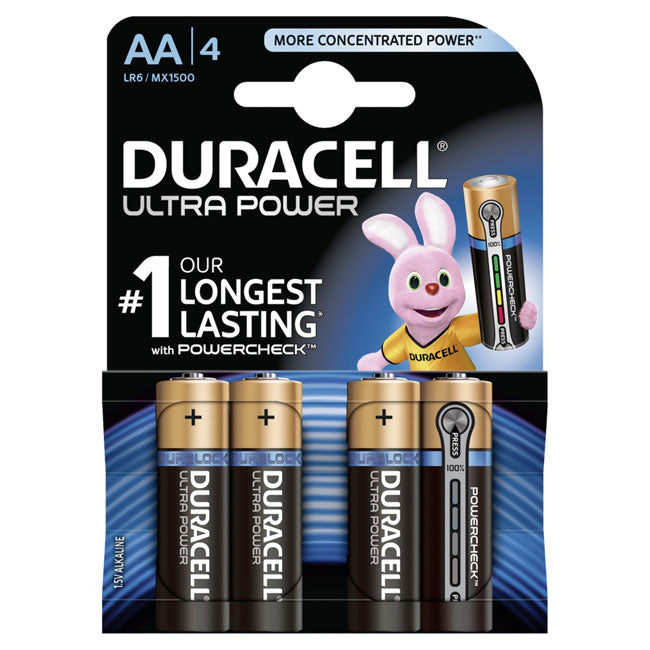 Set 4 baterii R6 Duracell Ultra Power – AA 1.5V