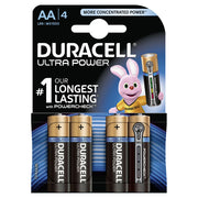 Set 4 baterii R6 Duracell Ultra Power – AA 1.5V