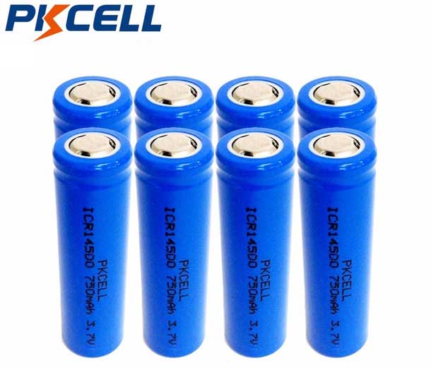 Acumulator Li-ion PKCELL ICR14500 3.7V, 750mAh – Reîncărcabil