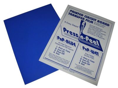 Folie Realizare Cablaje Press-n-Peel Blue, Transfer Toner pentru PCB
