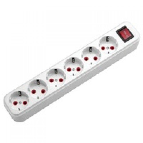 Grup Prize 6 Cai cu Întrerupător – Bloc Compact pentru Alimentare Multiplu