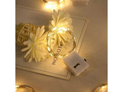 Instalație pe baterii 2M alb cald – Șir luminos portabil pentru decor interior