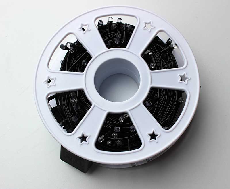 Instalație brad cu LED-uri 40M galben – Șir luminos pentru decor festiv