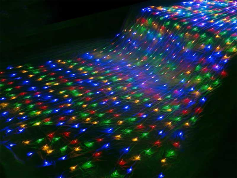 Instalație perdea ploaie 264 LED-uri 6x1M multicolor – Șir luminos decorativ pentru interior și exterior