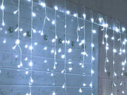 Instalație turturi 300 LED-uri 12M alb rece – Exterior, interconectabilă