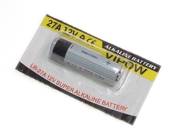 Baterie 12V A27 Vipow – Set 5 bucăți, alcaline pentru telecomenzi și alarme