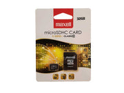 Card MicroSDHC 32GB Maxell Clasa 10 cu adaptor SD, viteză mare și fiabilitate