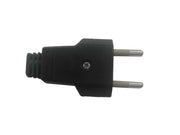 Ștecher plat negru HQ – profil slim, ideal pentru spații înguste