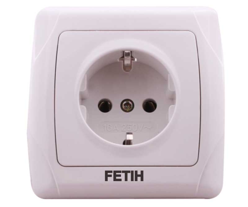Priză cu împământare FETIH – siguranță și conexiune stabilă