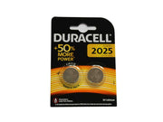 Baterie 3V CR2025 Duracell – Set 2 bucăți, litiu pentru telecomenzi și electronice mici