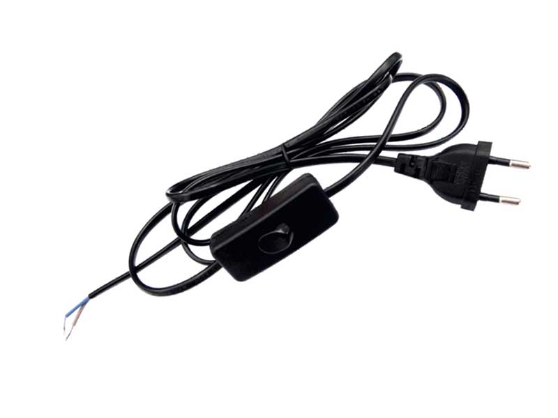 Cablu Alimentare Veioză cu Întrerupător – Țesut, Sigur și Ușor de Utilizat