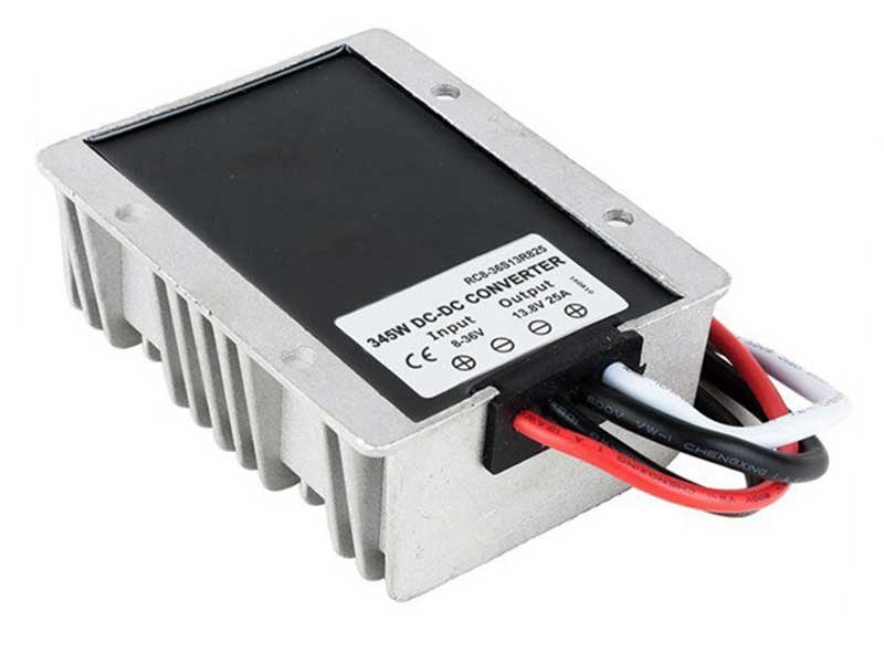 Convertor DC-DC 8–36V → 13.8V 25A 345W – Reductor Putere Mare pentru Auto, Camioane și Echipamente 13.8V