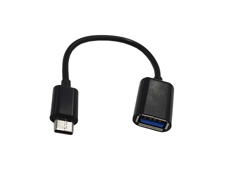 Cablu OTG USB mamă – USB Type-C tată 20cm – Conectare rapidă pentru dispozitive Type-C
