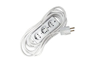 Prelungitor Bachelită 3 Cai 5m 3x1.5mm² Alb – Rezistent, Sigur și Ideal pentru Utilizare Intensivă