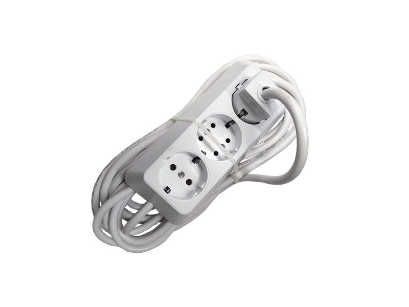 Prelungitor Bachelită 3 Cai 10m 3x1.5mm² Alb – Rezistent, Sigur și Durabil