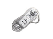 Prelungitor Bachelită 3 Cai 10m 3x1.5mm² Alb – Rezistent, Sigur și Durabil