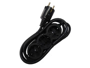 Prelungitor Cauciucat Bachelită 3 Cai 5m 3x1.5mm² Negru – Robust, Sigur și Flexibil