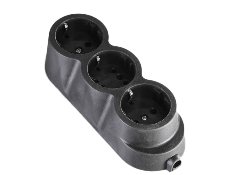 Cap Prelungitor Cauciucat 3 Căi – Alb / Negru, Rezistent și Ideal pentru Medii Solicitante