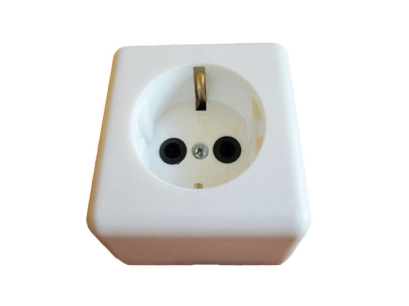 Priză Schuko bachelită aplicată – durabilă, montaj pe perete