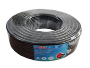 Cablu Electric MYYM 3x1.5mm² Negru – Rola 100m, Conductor din Cupru pentru Instalații