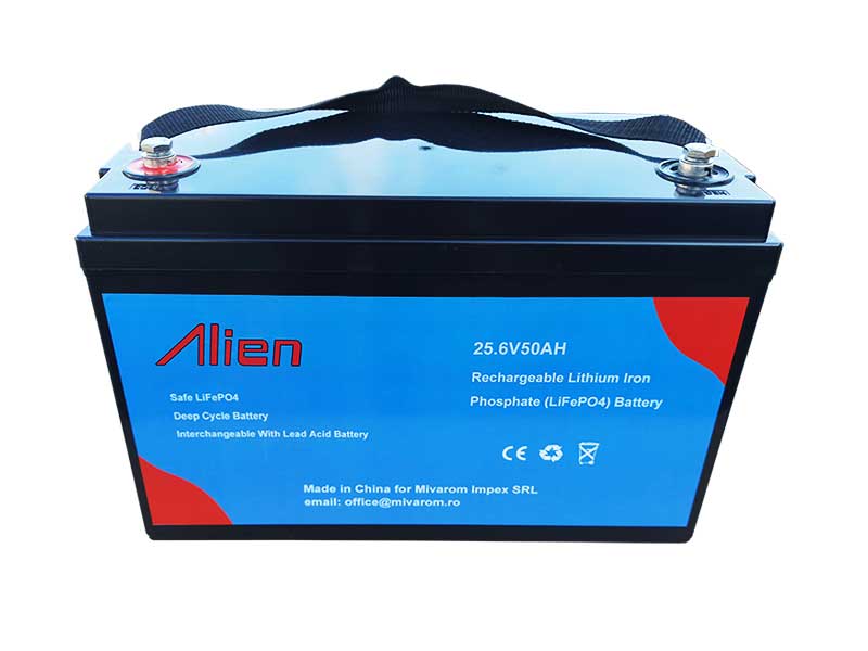 Acumulator LiFePO4 24V – 50Ah – baterie litiu fosfat de fier, durată lungă de viață, performanță superioară