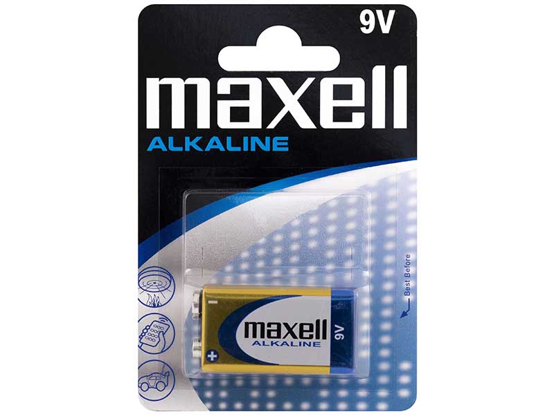 Baterie 9V Maxell – Alcalină, durată lungă de viață