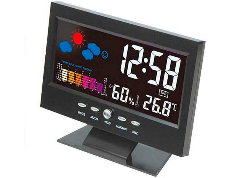 Stație Meteo 8082T, Termometru & Higrometru, Afișaj LCD cu Prognoză