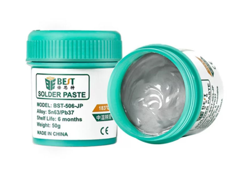 Pasta Fludor BST-506-JP – Pastă de Lipit Sn63/Pb37 50g pentru Electronice